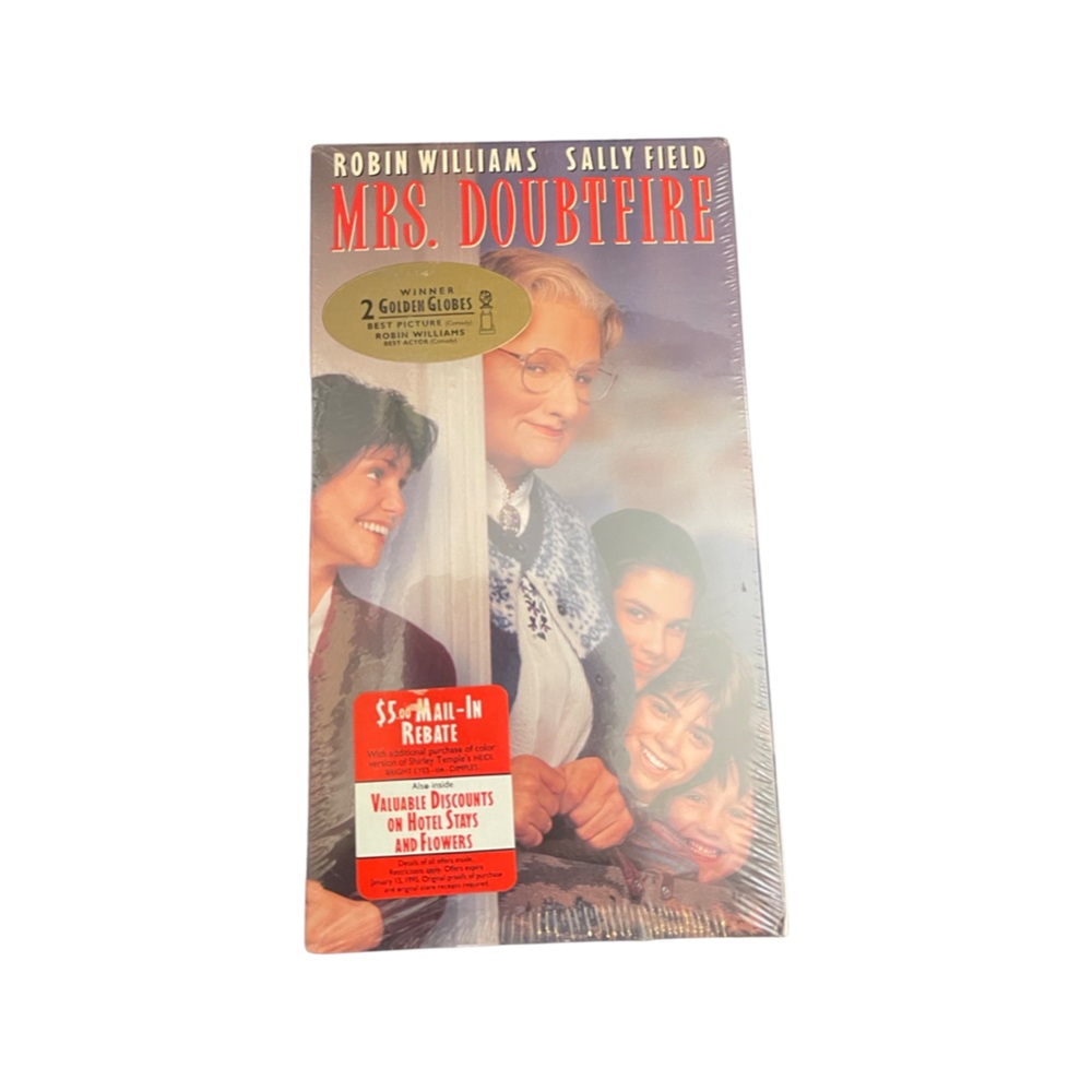 Mrs. Doubtfire VHS : Deadstock: Sealed Original Copy: Robin Williams